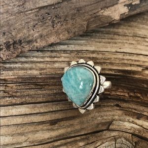 Handmade Amazonite ring